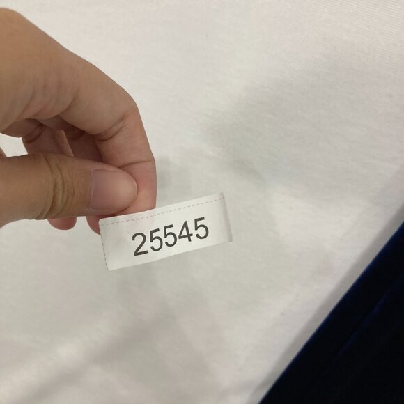 Dress.com size 16 Blue Velvet Ruched Bow Tie Front Side Slit Maxi Dress Y2K - Picture 10 of 10